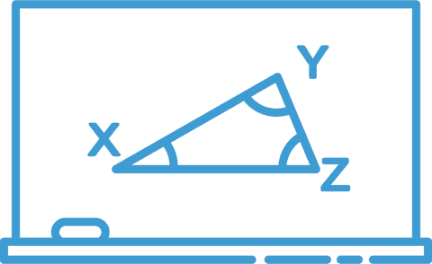 Transparent Blue Triangle Diagram on Board for Math Visualization - Download Free Stock Videos Pikwizard.com