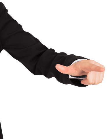 Businessman's Finger Pointing on Transparent Background - Download Free Stock Videos Pikwizard.com