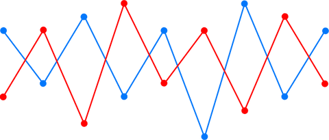 Transparent Vector Graph With Red and Blue Stat Lines - Download Free Stock Videos Pikwizard.com