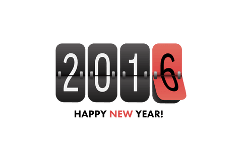 2016 new year countdown on transparent background - Download Free Stock Videos Pikwizard.com