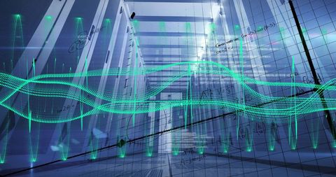 Abstract Data Processing Over Modern Computer Servers - Download Free Stock Images Pikwizard.com
