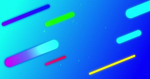 Colorful Light Trails on Blue Gradient Background - Download Free Stock Images Pikwizard.com