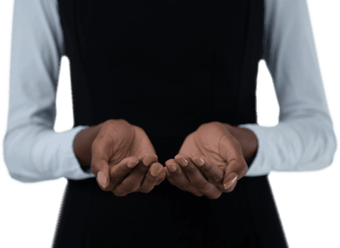 transparent hands gesturing palms outward business attire - Download Free Stock Videos Pikwizard.com