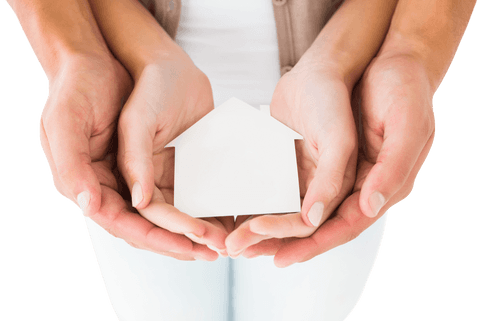 couple holding transparent miniature house symbolizing homeownership - Download Free Stock Videos Pikwizard.com