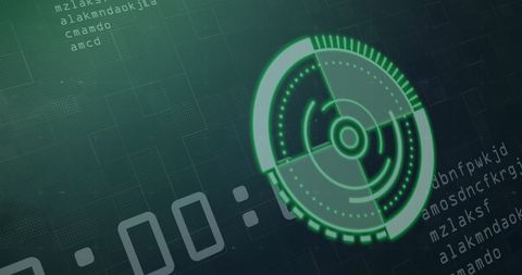 Digital Scanning Radar with Data Processing Elements - Download Free Stock Images Pikwizard.com