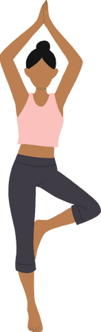 digital vector drawing of woman practicing yoga - Download Free Stock Videos Pikwizard.com
