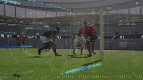 Detailed Virtual Interface Tracking Rugby Match