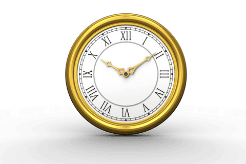 Elegant Clock Face with Roman Numerals on Transparent Background - Download Free Stock Videos Pikwizard.com