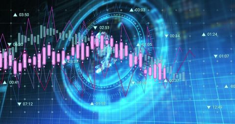 Futuristic Financial Data Analysis with 5G Connectivity - Download Free Stock Images Pikwizard.com