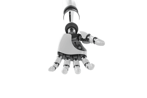 Futuristic Transparent Robotic Hand Reaching Forward - Download Free Stock Videos Pikwizard.com