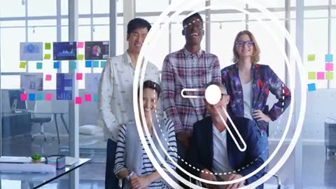 Diverse Team Portrays Time Management and Collaboration