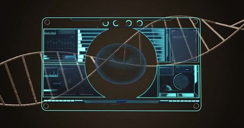 Digital Interface Analyzing DNA and Blood Cell