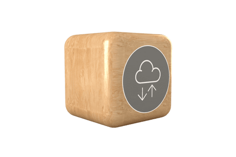 transparent cube with cloud computing icon - Download Free Stock Videos Pikwizard.com