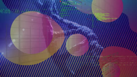 DNA Strand and Data Processing Motion Graphics