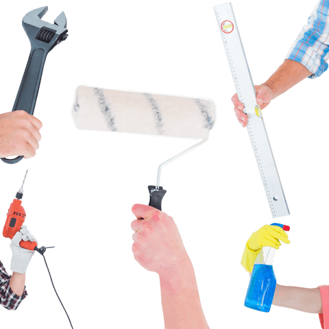 hands holding various tools on transparent background, versatile for diy projects - Download Free Stock Videos Pikwizard.com