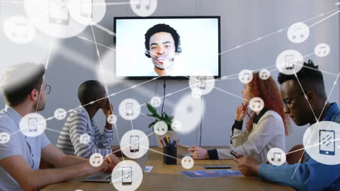 Digital Communication in Modern Office Setting