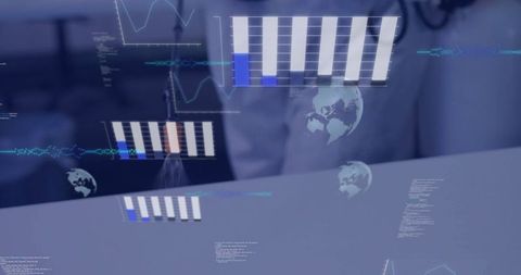 Digital data analysis with healthcare theme and safety protocol
