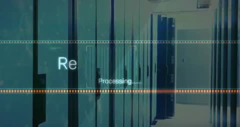 Data Transfer Progress in Teknological Server Room
