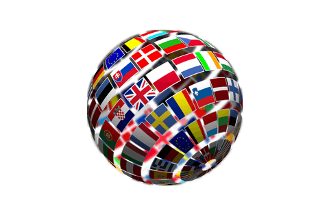 multinational globe on transparent background for flags and patriotism - Download Free Stock Videos Pikwizard.com
