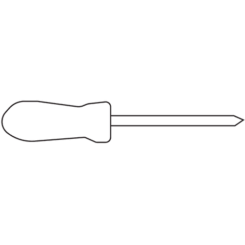 vector screwdriver outline on transparent background - Download Free Stock Videos Pikwizard.com