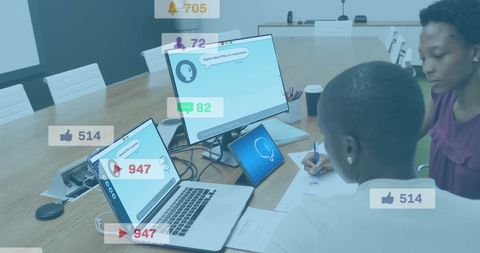 Diverse Female Engineers Innovating with AI Technology