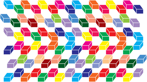 vibrant geometric blocks pattern on transparent background - Download Free Stock Videos Pikwizard.com