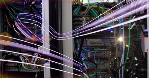 Understanding Complex Data Flow in Modern Server Rooms - Download Free Stock Images Pikwizard.com