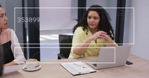 Business Team Analyzing Digital Data with Innovative Tactics