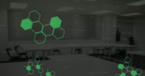 Futuristic Classroom with Digital Interface Overlay - Download Free Stock Images Pikwizard.com