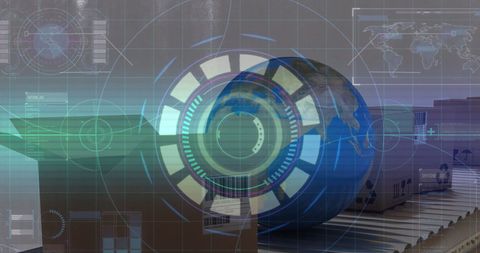 Global distribution network with futuristic hud technology