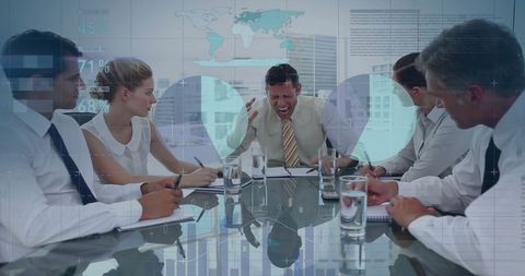 Frustrated Business Team Confronting Challenges in Office Meeting - Download Free Stock Images Pikwizard.com