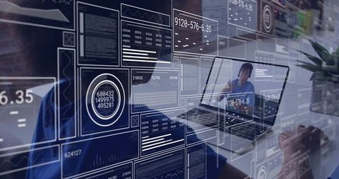 Augmented Reality Interface Over Laptop Workspace