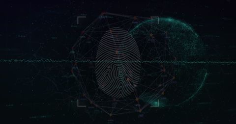 Futuristic Biometric Fingerprint Scanning Technology - Download Free Stock Images Pikwizard.com