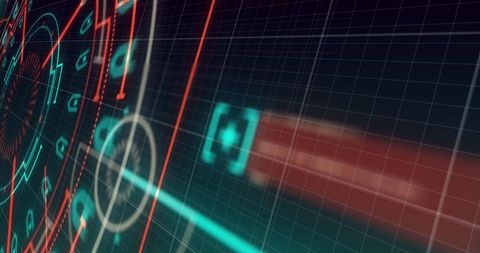 Futuristic Interface with Digital Data Visualization Elements - Download Free Stock Images Pikwizard.com