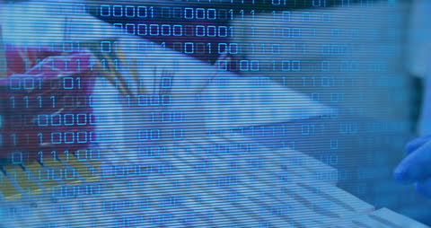 Digital Data Overlay on Medical Analysis with Test Tubes