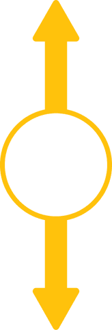 yellow arrows and circle shapes on transparent background illustration - Download Free Stock Videos Pikwizard.com