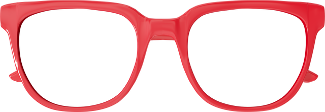 Red Transparent Glasses Frames Close-up Isolated on White Background - Download Free Stock Videos Pikwizard.com