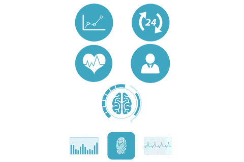 Transparent Medical Technology Icons in Blue Design - Download Free Stock Videos Pikwizard.com
