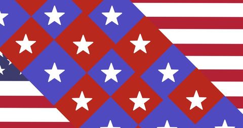 Abstract Stars and Stripes Design Over American Flag - Download Free Stock Images Pikwizard.com