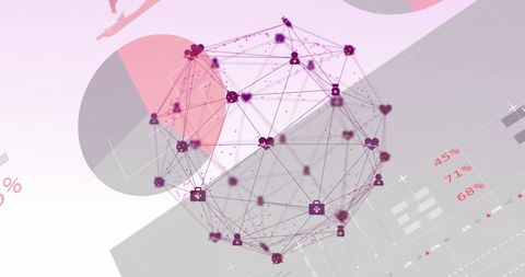 Futuristic Healthcare Network Infographic with Medical Icons - Download Free Stock Images Pikwizard.com