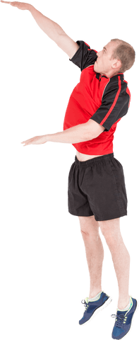 caucasian male volleyball player jumping transparent background - Download Free Stock Videos Pikwizard.com