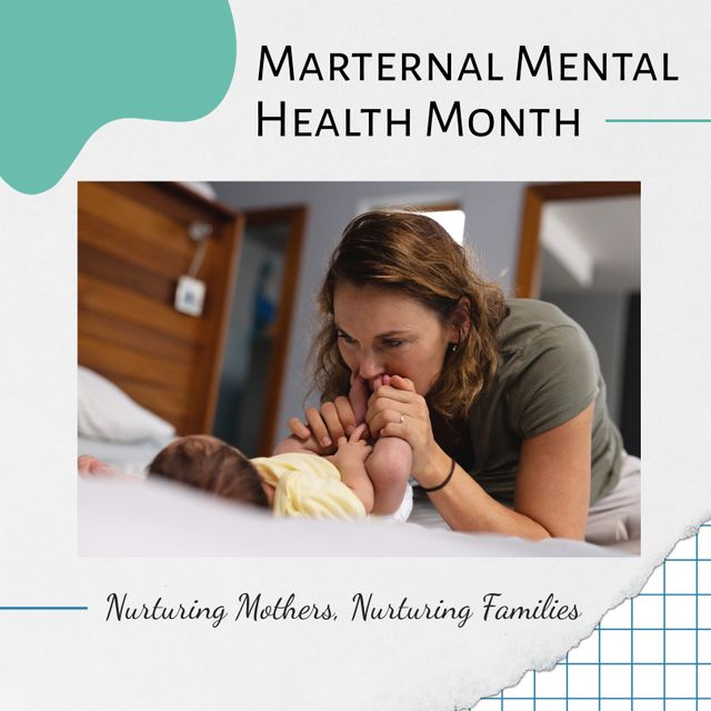 Celebrating Maternal Mental Health Month: Love and Connection - Download Free Stock Templates Pikwizard.com