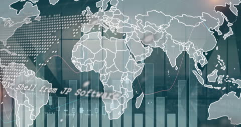 Global Business Data Networks and Pandemic Impact Visualization