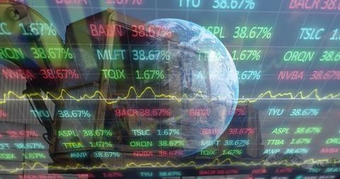 Global Finance and Industrial Technology Fusion Visualization