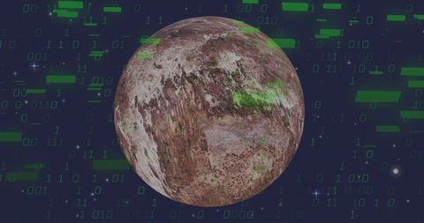 Digital Data Processing Around Planet Earth - Download Free Stock Images Pikwizard.com