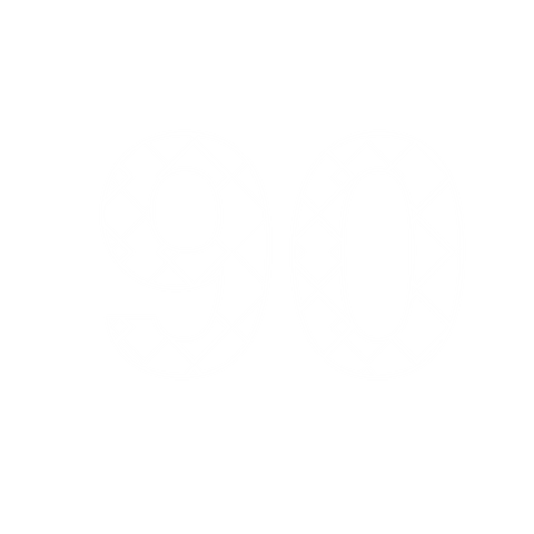 white number 90 with pattern on transparent background - Download Free Stock Videos Pikwizard.com