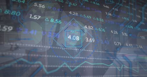 Digital Data Visualization in Modern Workshop - Download Free Stock Images Pikwizard.com