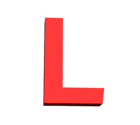 red letter l on transparent background for digital projects - Download Free Stock Videos Pikwizard.com
