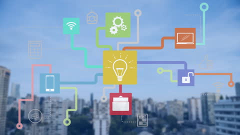 Network Connectivity Concepts Over Urban Skyline