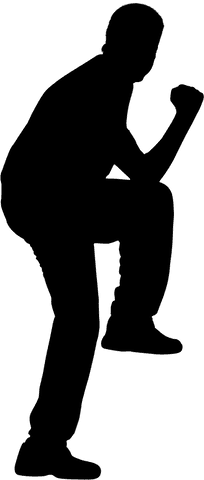 transparent silhouette of male athlete running in action pose - Download Free Stock Videos Pikwizard.com